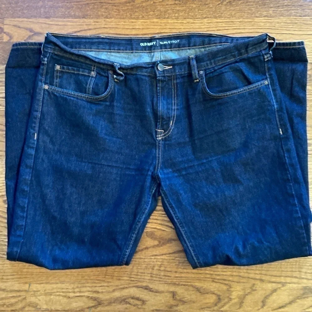 Men’s Old Navy Slim Jeans- Size 40x32 - Picture 3 of 5